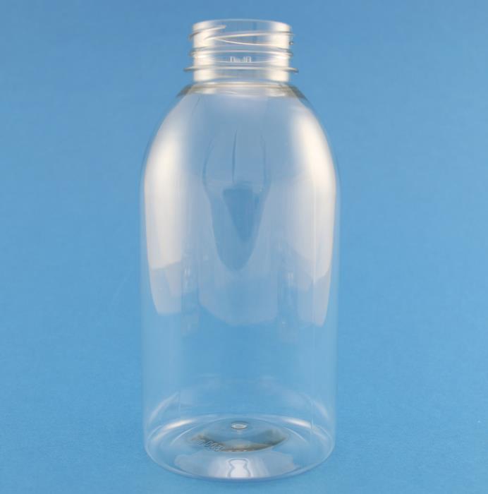 500ml Wide Mouth Clarity Beverage Bottle PET 3 Start Tamper Evident Neck
